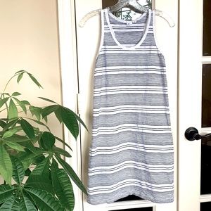 Gap black & white racer back tank dress, Small